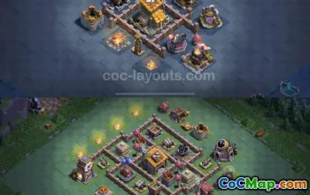 Top Anti-Everything Builder Hall Level 6 Base - Clash of Clans #22860