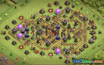 Top Anti-Everything TH10 Base Link for Clash of Clans #19982