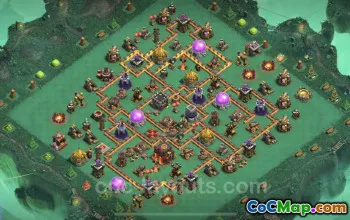 Top Anti-Everything TH10 Base Links for Clash of Clans #24904
