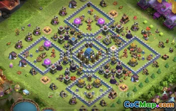 Top Anti Everything TH12 Base Copy for Clash of Clans #25663