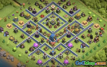 Top Anti-Everything TH12 Base Copy for Clash of Clans #25683