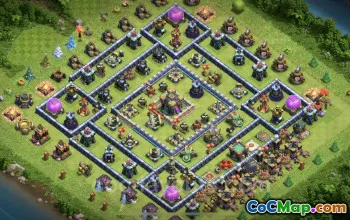 Top Anti-Everything TH14 Base Copy - Clash of Clans #26112