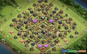 Top Anti-Everything TH14 Base Copy for Legend League #21484