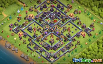 Top Anti Everything TH15 Base Copy - Clash of Clans #26166