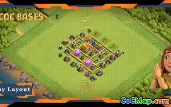 Top Anti Everything TH5 Base Layout - Clash of Clans #19756