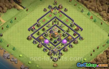 Top-Anti-Alles-TH7-Basiskopie und Links – Clash of Clans #18665