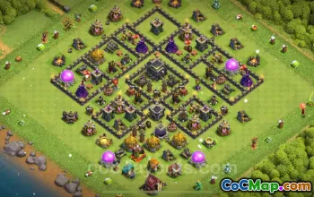 Top Anti-Everything TH9 Base Copy Link - Clash of Clans 2025 #19598