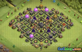 Top Anti-Everything TH9 Base Link - Clash of Clans 2023 #19548