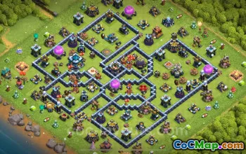 Top Anti-GoWiWi TH13 Base | Best Town Hall 13 Defense #21007