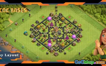 Top Anti Trophy TH8 Base: Hybrid Layout & Defense Guide #19512