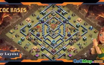 Top Base TH13: Anti 3 Stars Layouts for War & CWL - COC #20720