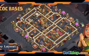 Top Base TH16 Layout for WarCWL | Anti 3 Stars - Clash of Clans #21118