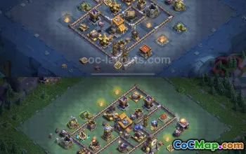 Top BH10 Anti 3 Star Bases - Clash of Clans Designs #23183