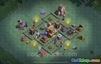 Top BH4 Anti 2 Stars Base - Clash of Clans 2023 #17796