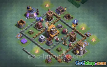 Top BH4 Anti 3 Stars Base Design - Clash of Clans #22725