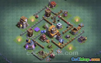 Top BH4 Anti Everything Base Design & Link - Clash of Clans #22724