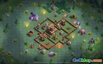 Top BH4 Trophy Base for Clash of Clans | Best Defense Setup #19778