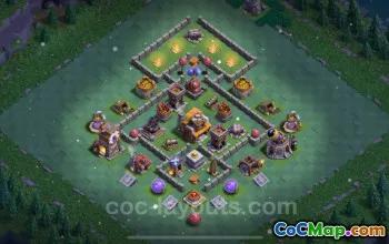 Topp BH5 Anti 2-Star Base Design - Clash of Clans 2024 #17805