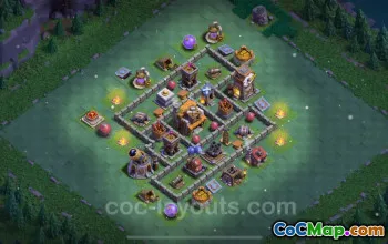 Topp BH5 Anti 3 Stars Base - Clash of Clans 2024 #17804