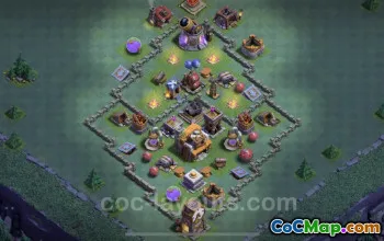 Top BH5 Anti 3 Stars Base Design - Clash of Clans #22835