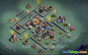 Top BH6 Anti 3 Star Base Design - Clash of Clans #22890