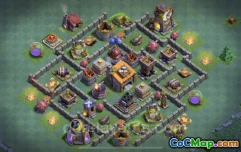 Top BH6 Anti 3 Star Base Designs for Clash of Clans #22886
