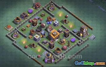 Top BH6 Anti-Everything Base Design + Link - Clash of Clans #22902