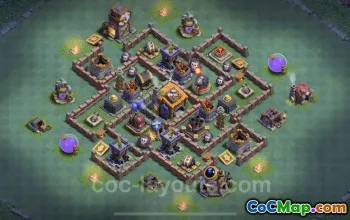 Top BH7 Anti 3 Star Base Design & Link - Clash of Clans #23036