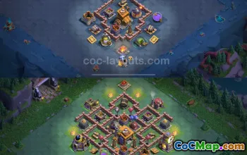 Top BH7 Anti 3 Stars Base with Link | Clash of Clans 2025 #48757