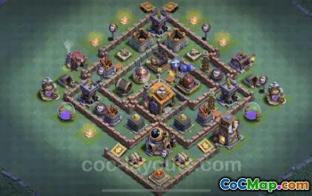 Top BH7 Anti 3 Stars Bases - Clash of Clans Designs #23050