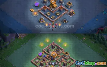 Top BH7 Anti Everything Base Copy for Clash of Clans 2024 #22976