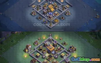 Top BH8 Anti 3 Star Base | Clash of Clans 2023 #17864