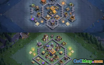 Top BH8 Anti-3 Star Bases & Links - Clash of Clans 2023 #17853