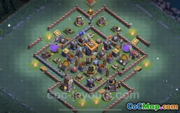 Top BH8 Anti 3 Stars Base Designs - Clash of Clans #23075
