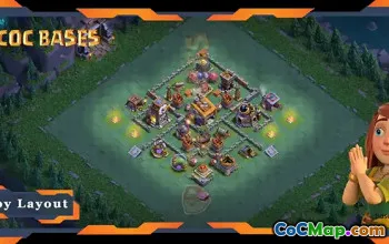 Top BH8 Base Layouts - Anti Air Builder Hall 8 Designs #21749