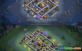 Top BH9 Anti 3 Stars Base Design - Clash of Clans #23117