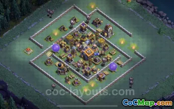 Top BH9 Anti 3 Stars Base Design - Clash of Clans #23142