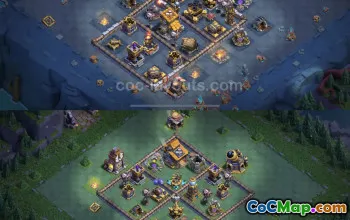 Top Builder Hall 10 Anti 3 Stars Base Design - Clash of Clans #23178