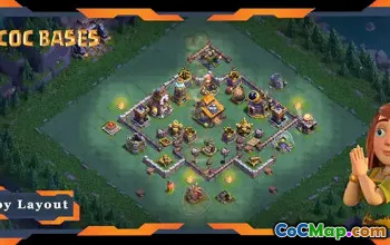 Top Builder Hall 10 Base Plan: Anti-Air & Anti-3 Stars Layout #21949