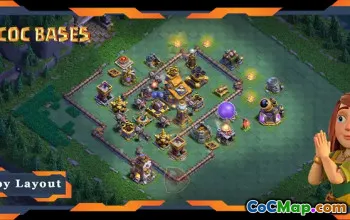 Top Builder Hall 10 Base with Link - Clash of Clans BH10 #21922