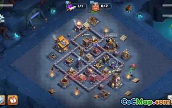 Top Builder Hall 10 Trophy Base Layout - Clash of Clans #19208