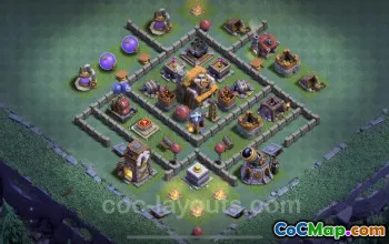Top Builder Hall 5 Max Level Base Designs - Clash of Clans #22845
