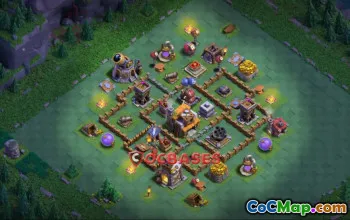 Top Builder Hall 5 Trophy Base Design - Clash of Clans #24038