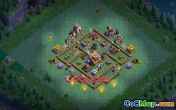 Top Builder Hall 5 Trophy Base Designs - Clash of Clans #22730