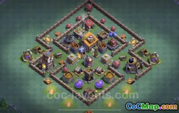 Top Builder Hall 6 Anti 2 Star Base Design - Clash of Clans #22881