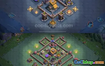 Top Builder Hall 6 Anti 3 Stars Base - Clash of Clans 2023 #17820