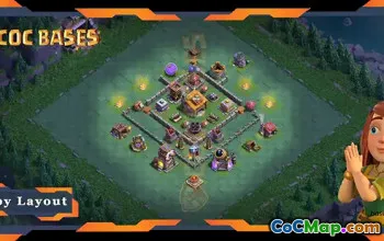 Top Builder Hall 6 Base: Anti 2-Star Layout & Link #21582