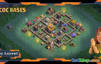 Top Builder Hall 6 Base Design & Link for Clash of Clans #21642