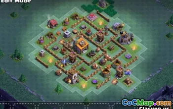 Hội trường xây dựng hàng đầu 6 Bố cục cơ sở cho COC: Farm & Trophy Maps #13813