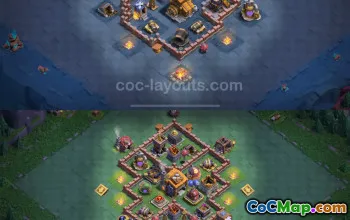 Top Builder Hall 7 Anti 3-Star Base Designs - Clash of Clans #22994